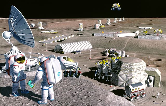 Moon Colony NASA