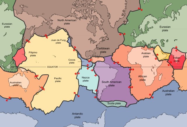 Tectonic Plates Earth