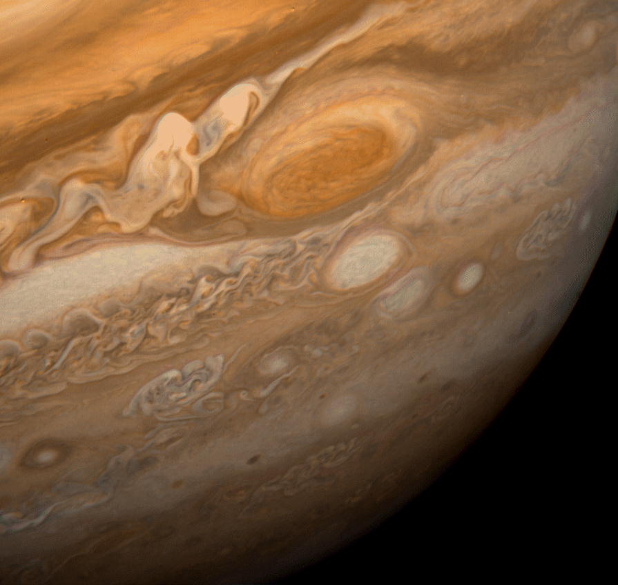 Red Spot Jupiter Voyager 1