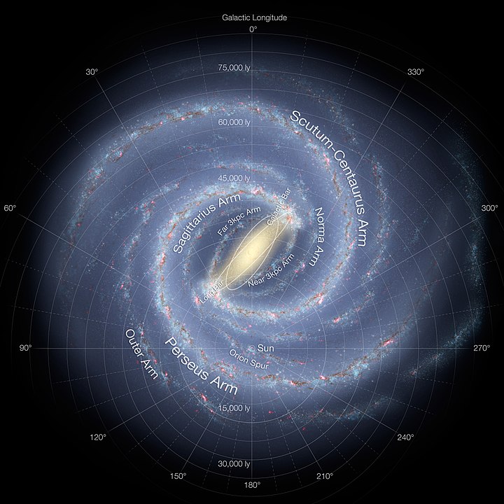 Artist's Expression Of The Milky Way
