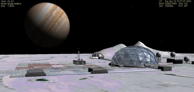 Galileo Base On Europa