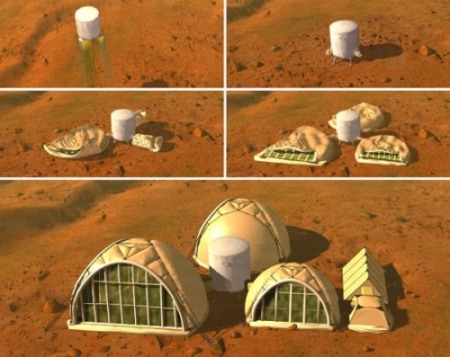 Inflatable Martian Base