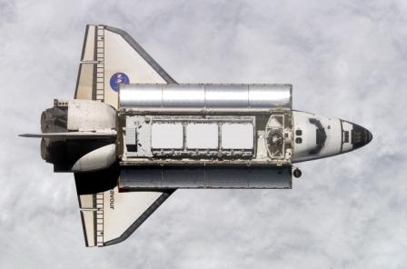 Space Shuttle With Iss